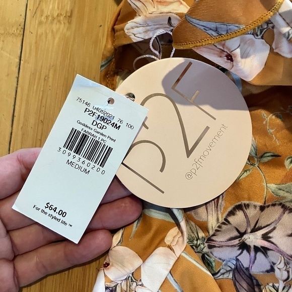 Power 2 The Flower Farrah Floral Ruffle Swimsuit - Picture 5 of 5